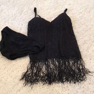 Fun in Fringe! Tankini Bathing suit